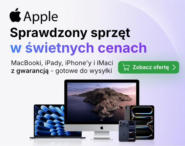 Strefa Apple – używane MacBooki, iPhone’y i sprzęt Apple w GreenComputers